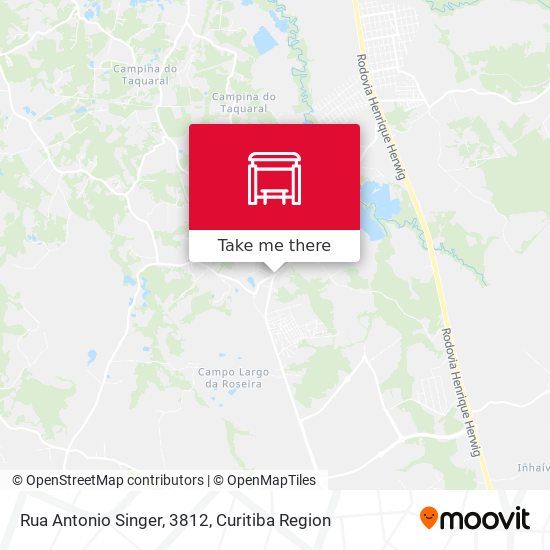 Mapa Rua Antonio Singer, 3812