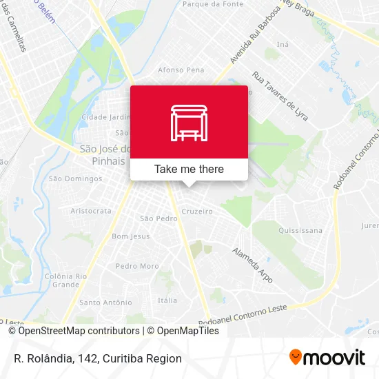 R. Rolândia, 142 map