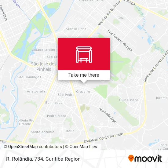 R. Rolândia, 734 map