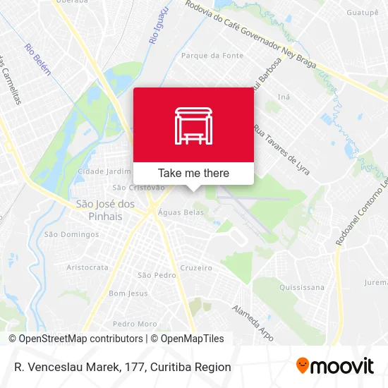 R. Venceslau Marek, 177 map