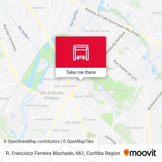 R. Francisco Ferreira Machado, 661 map