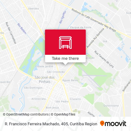 R. Francisco Ferreira Machado, 405 map