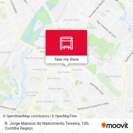 R. Jorge Mansos do Nascimento Teixeira, 100 map