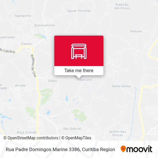 Rua Padre Domingos Marine 3386 map