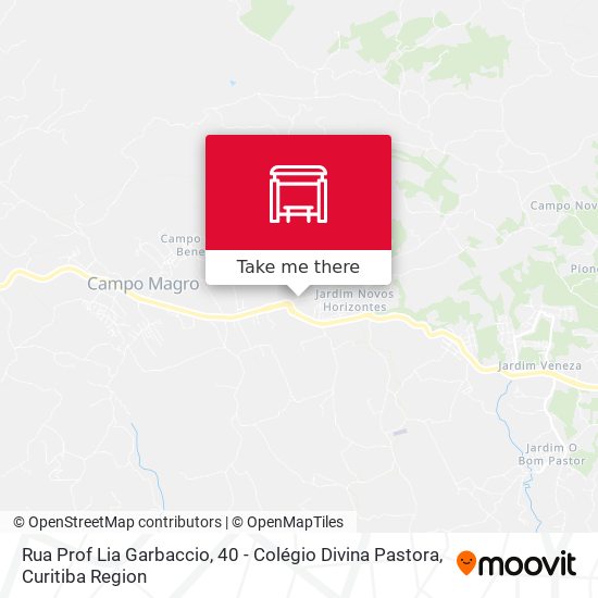 Rua Prof Lia Garbaccio, 40 - Colégio Divina Pastora map