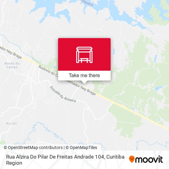 Rua Alzira Do Pilar De Freitas Andrade 104 map