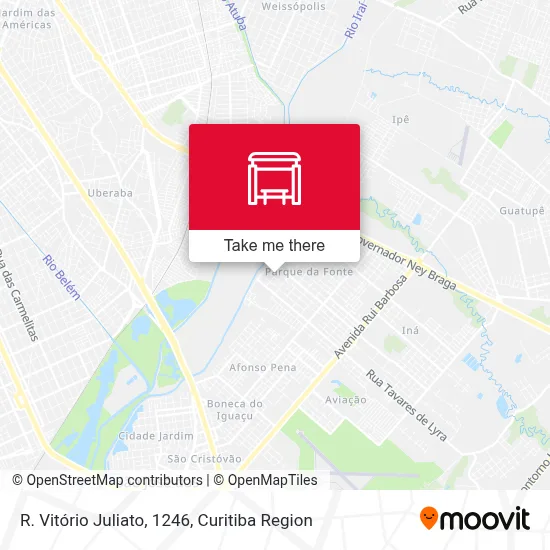 R. Vitório Juliato, 1246 map