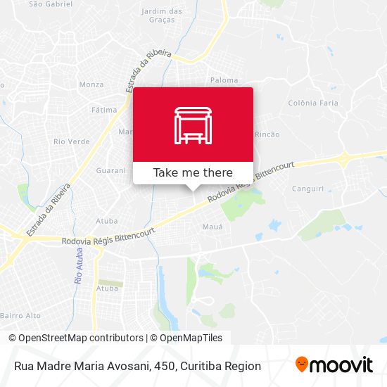 Rua Madre Maria Avosani, 450 map