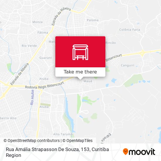 Mapa Rua Amália Strapasson De Souza, 153