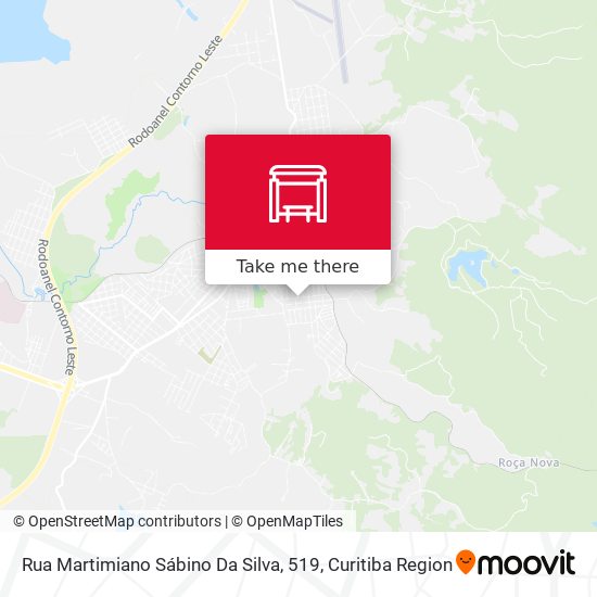 Rua Martimiano Sábino Da Silva, 519 map