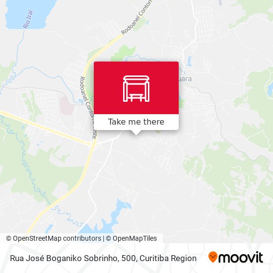 Rua José Boganiko Sobrinho, 500 map