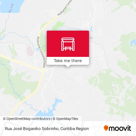 Mapa Rua José Boganiko Sobrinho