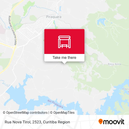 Rua Nova Tirol, 2523 map