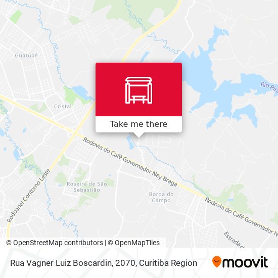 Rua Vagner Luiz Boscardin, 2070 map