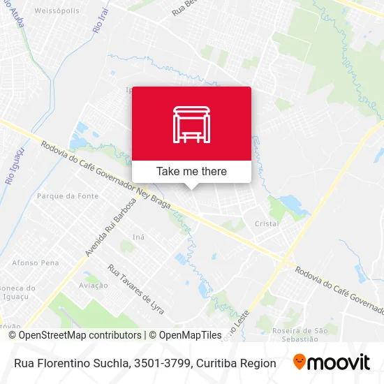 Rua Florentino Suchla, 3501-3799 map