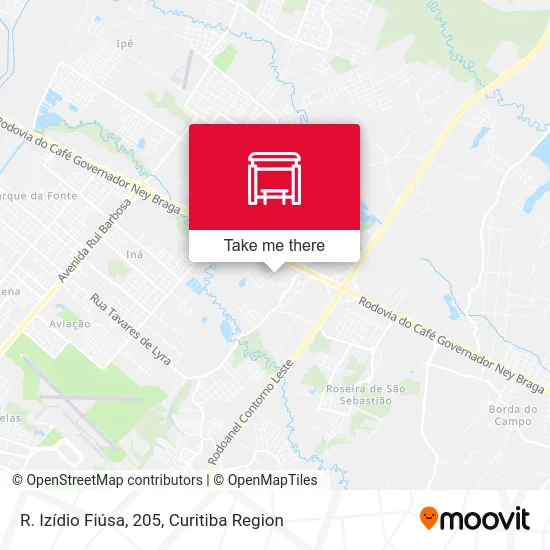 R. Izídio Fiúsa, 205 map