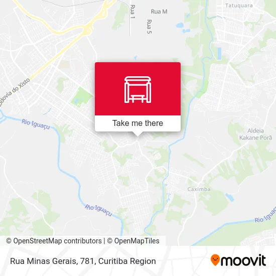 Rua Minas Gerais, 781 map