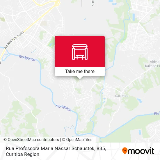 Rua Professora Maria Nassar Schaustek, 835 map
