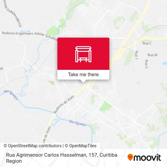 Rua Agrimensor Carlos Hasselman, 157 map