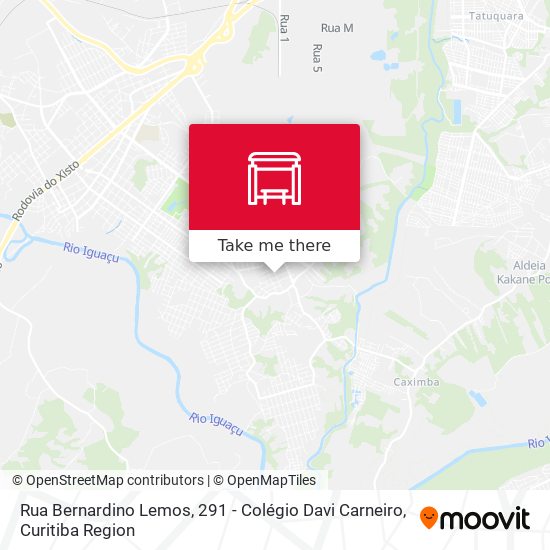 Rua Bernardino Lemos, 291 - Colégio Davi Carneiro map