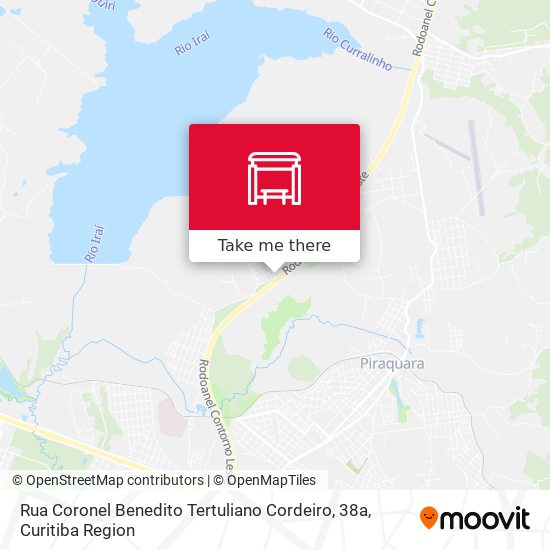 Rua Coronel Benedito Tertuliano Cordeiro, 38a map