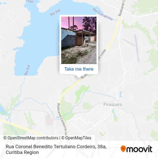 Rua Coronel Benedito Tertuliano Cordeiro, 38a map