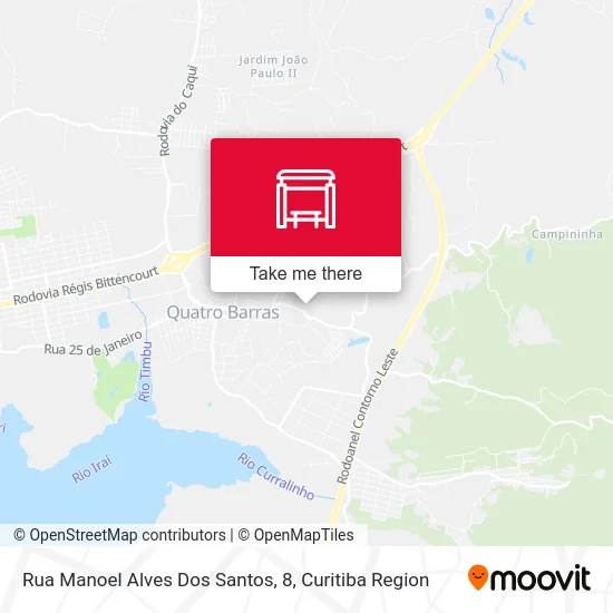 Rua Manoel Alves Dos Santos, 8 map