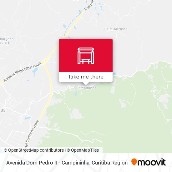 Avenida Dom Pedro II - Campininha map