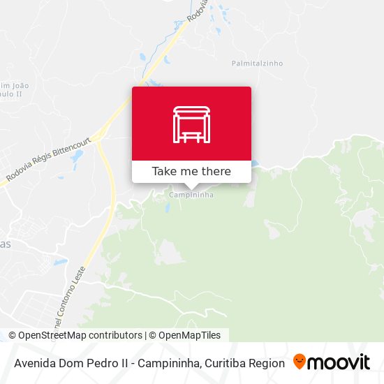 Avenida Dom Pedro II - Campininha map