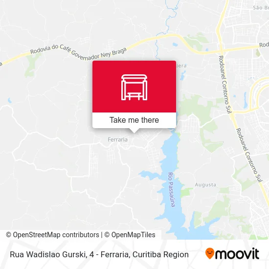 Rua Wadislao Gurski, 4 - Ferraria map