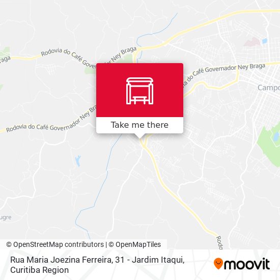 Rua Maria Joezina Ferreira, 31 - Jardim Itaqui map