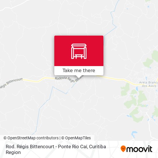 Rod. Régis Bittencourt - Ponte Rio Caí map