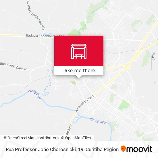 Mapa Rua Professor João Chorosnicki, 19