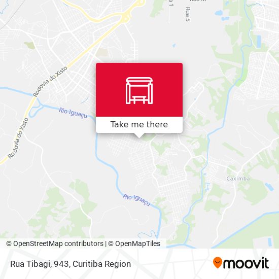 Rua Tibagi, 943 map