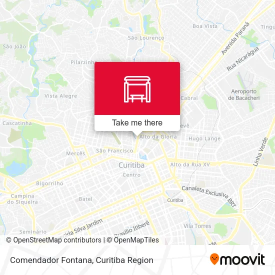 Comendador Fontana map