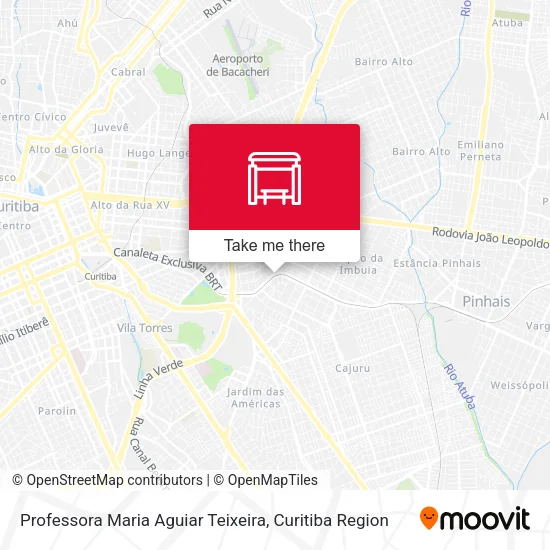 Professora Maria Aguiar Teixeira map