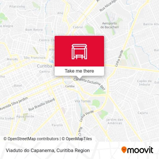 Viaduto do Capanema map