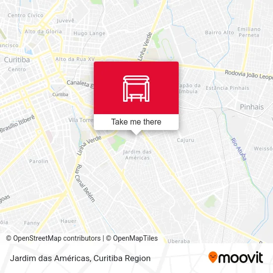 Jardim das Américas map