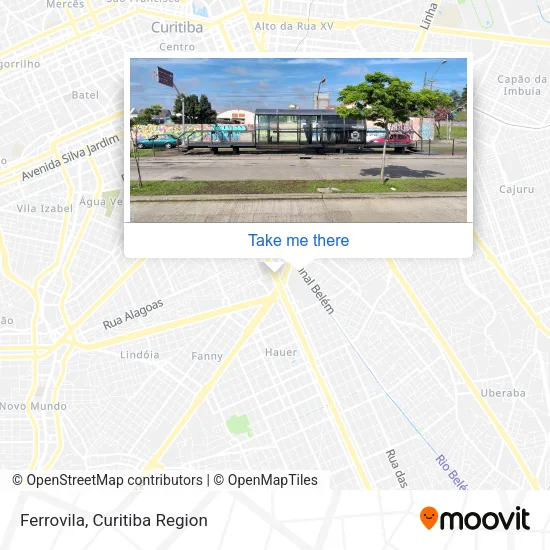 Ferrovila map