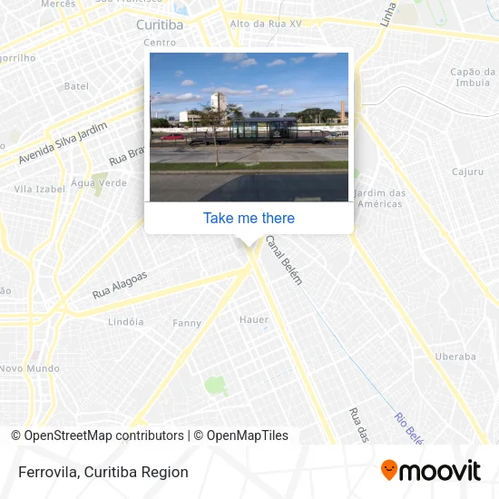 Ferrovila map
