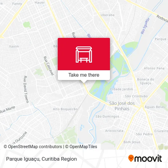 Parque Iguaçu map