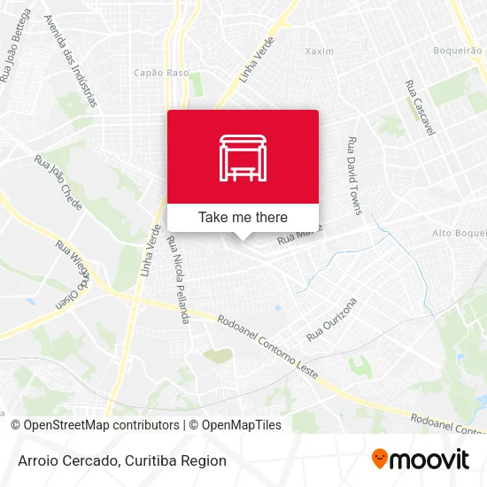 Arroio Cercado map