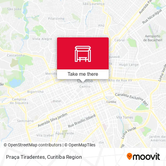 Praça Tiradentes map