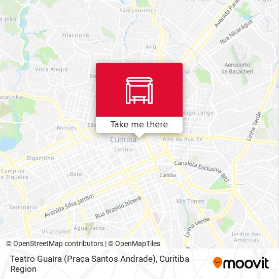 Teatro Guaíra (Praça Santos Andrade) map
