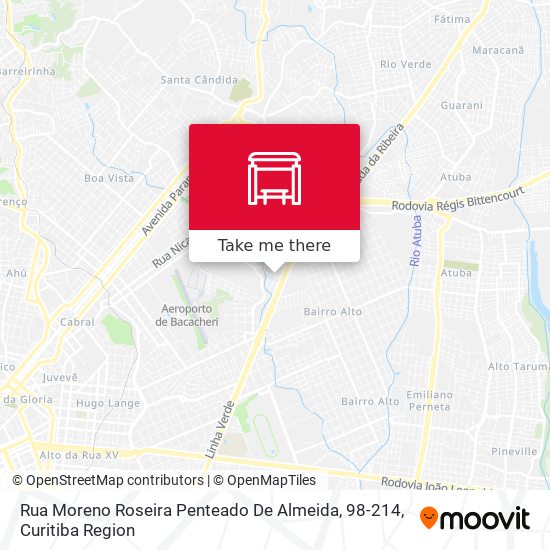 Rua Moreno Roseira Penteado De Almeida, 98-214 map