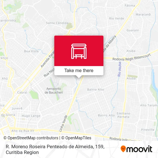 R. Moreno Roseira Penteado de Almeida, 159 map