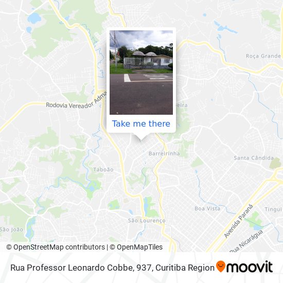 Rua Professor Leonardo Cobbe, 937 map