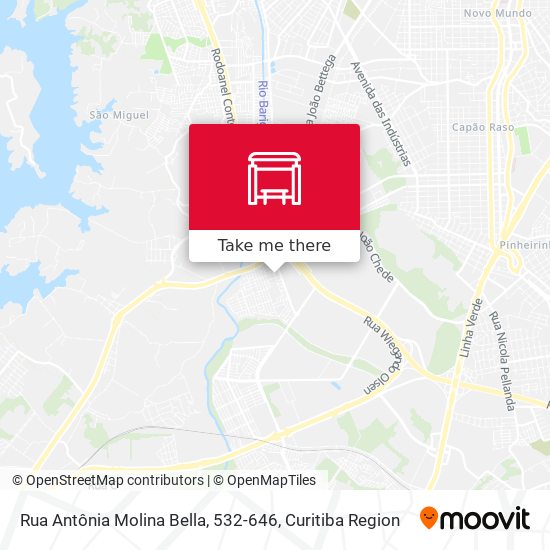 Rua Antônia Molina Bella, 532-646 map
