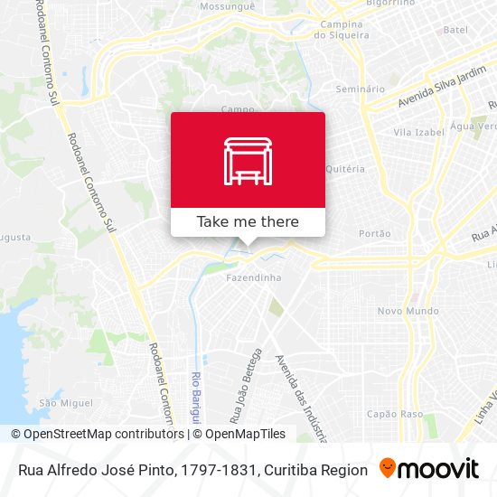 Mapa Rua Alfredo José Pinto, 1797-1831