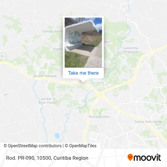 Rod. PR-090, 10500 map